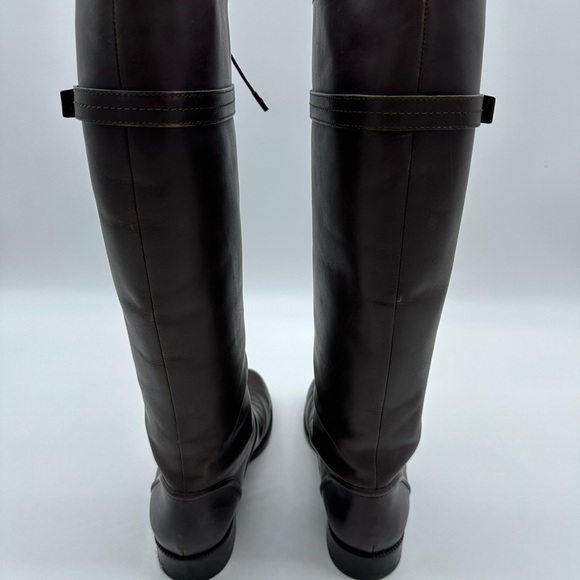 Louis Vuitton Women’s Riding Boat Brown Size 38.5 LV 8.5 US 100% Authentic - Picture 3 of 7